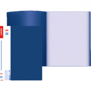 Папка 20 файлов 0,50мм пластик deVENTE Daily синяя арт.3101407