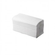 Полотенце бумажное V-сложение 1-слойное 250л. белое (Ст.20) аналог 100518