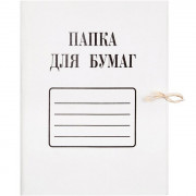 Папка для бумаг с завязками "ДЕЛО" 280г/м2 мелованный картон арт.28028 (Ст.200)
