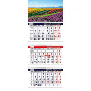 Календарь настенный 3-бл 2023 300*190мм "Цветущие долины" на 3 гребях Хатбер арт.ЗКв3гр3_27059