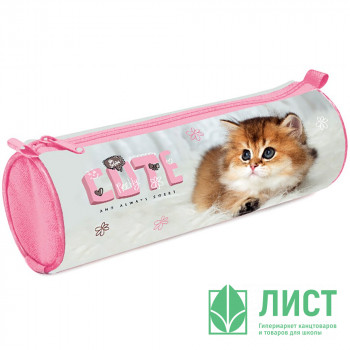 Пенал-тубус 1 отделение (Оникс) ПМО 05-20 Cute kitty 210х70мм мягкий Пенал-тубус 1 отделение (Оникс) ПМО 05-20 Cute kitty 210х70мм мягкий