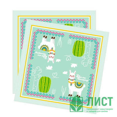 Салфетки Лама 20шт/наб. 33*33см арт.6057831 Салфетки Лама 20шт/наб. 33*33см арт.6057831