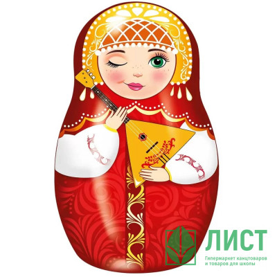 Плакат &quot;Матрешка с балалайкой&quot; 59*36см арт.22,208,00 Плакат "Матрешка с балалайкой" 59*36см арт.22,208,00