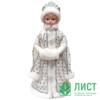 Игрушка декор. &quot;Снегурочка Царская&quot; белая 44см п/у арт.СН-2102 Игрушка декор. "Снегурочка Царская" белая 44см п/у арт.СН-2102