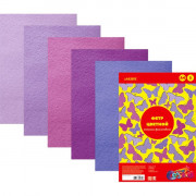 Набор цветного фетра А4 5 листов 5 цветов (deVENTE) Оттенки фиолетового арт.8040688