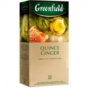 Чай Greenfield 25пак. Quince Ginger зеленый с айвой и имбирем (Ст.10)