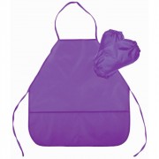 Фартук для детского творчества (Attomex) с 3 карманами, с нарукавниками фиолетовыйарт.7042002