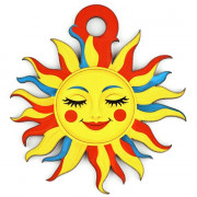 Подвеска "МАСЛЕНИЦА.СОЛНЦЕ" 7,4*8см арт.10825872