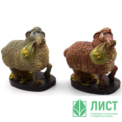 юСтатуэтка СИМВОЛ ГОДА &quot;Барашек&quot; МИКС 7,5см арт.671523 юСтатуэтка СИМВОЛ ГОДА "Барашек" МИКС 7,5см арт.671523