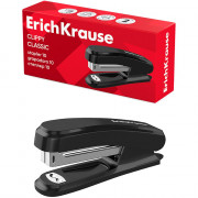 Степлер №10 (15л) пластик ErichKrause Мини Классика (Clippy Classic) с антистеплером арт.61739 (Ст.24)