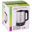 Чайник стекло 1,8л Homestar, арт. HS-1008, черный, 1500Вт - 