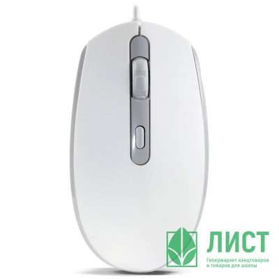 Мышь провод. SmartBuy  280-W,кабель 1,4м цв.белый Мышь провод. SmartBuy  280-W,кабель 1,4м цв.белый