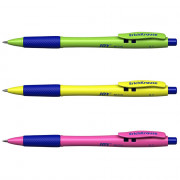 Ручка шариковая автомат (EK) JOY Neon непрозрачный корпус резиновый упор синий 0,7мм арт.46524 (Ст.50)