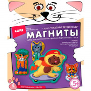 Набор для отливки барельефов (Магниты) Счастливые коты (Lori) арт.Мфг-001