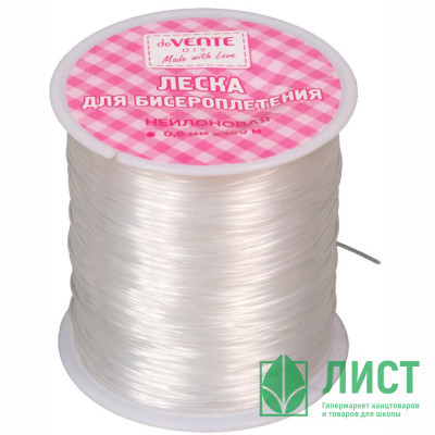 Леска для бисероплетения (deVENTE) Line 0,6ммx100м нейлоновая прозрачная арт.8001395 Леска для бисероплетения (deVENTE) Line 0,6ммx100м нейлоновая прозрачная арт.8001395