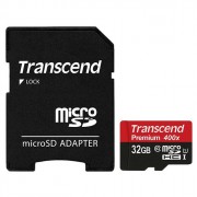 Карта памяти 32GB microSDHC Trancend Class 10 UHS-I 90Mb/s (с адаптером)