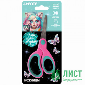 Ножницы детские 130мм прорезиненные ручки (deVENTE) Miracle арт.8010409 Ножницы детские 130мм прорезиненные ручки (deVENTE) Miracle арт.8010409