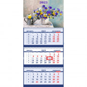 Календарь настенный 3-бл 2023 295*710мм "Натюрморт" на 3 гребях Attomex арт.2133244