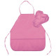 Фартук для детского творчества (deVENTE) с 3 карманами, с нарукавниками розовый арт 7042001