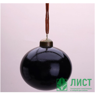 Шар пластик 08см глянцевый цв.черный 322 арт.РШ2722 Шар пластик 08см глянцевый цв.черный 322 арт.РШ2722