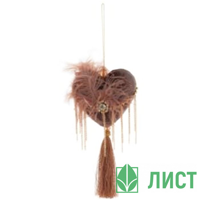 Украшение декоративное "Сердце" 22см арт.761563