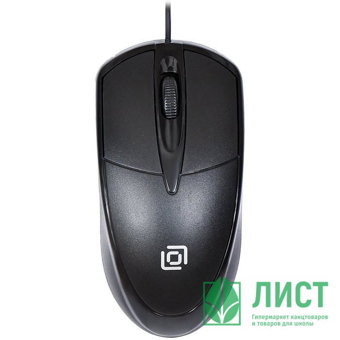 Мышь проводная Oklick 125M черный оптическая
