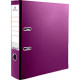 Папка-регистратор 80мм ПВХ фиолетовая металлический уголок