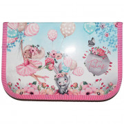 Пенал 1 отделение (Лист-Арт) Нежность ламинат 200х130х20мм арт.П1с-18-419