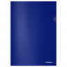 Папка-уголок А4 180мкм пл. (ErichKrause) синий Diamond Total Blue арт.55131 (Ст.12)