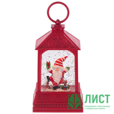 Сувенир с подсветкой LED &quot;Фонарь&quot; 13,5см цв.красный арт.812856 Сувенир с подсветкой LED "Фонарь" 13,5см цв.красный арт.812856