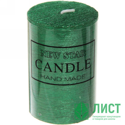 Свеча столбик "New Star ZD-072" 05*7,5см цв.изумруд арт.114-141 Свеча столбик "New Star ZD-072" 05*7,5см цв.изумруд арт.114-141