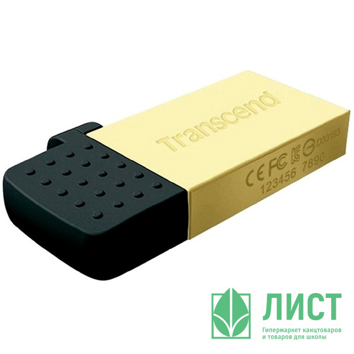 Флеш диск 32Gb USB 2.0 Transcend  JetFlash 380, серебро/золото