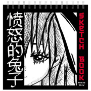 Блокнот-скетчпад А6 на гребне 40 листов (deVENTE) Manga 100 г/м² арт.2134322