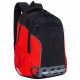 Рюкзак для мальчика (Grizzly) арт.RB-259-1/1m черный-красный-серый 27х40х16см
