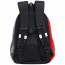 Рюкзак для мальчика (Grizzly) арт.RB-259-1/1m черный-красный-серый 27х40х16см - 