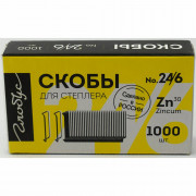 Скобы №24/6 GLOBUS арт.С24/6-1000