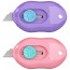 Нож канцелярский 09мм ErichKrause Cloud Mini Pastel пластиковые направляющие арт.62755 - 