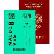 Обложка для паспорта кожзам "К отдыху готова!" deVENTE арт.1030114