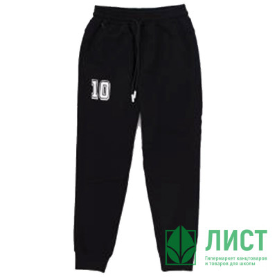 Брюки спортивные для мальчика арт.DMB 4973 размер 34/134-44/164 трикотажные цвет черный Брюки спортивные для мальчика арт.DMB 4973 размер 34/134-44/164 трикотажные цвет черный