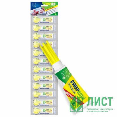 Клей &quot;Супер&quot; универсальный 3гр А.Д.М. арт.GHS325B (Ст.288) Клей "Супер" универсальный 3гр А.Д.М. арт.GHS325B (Ст.288)