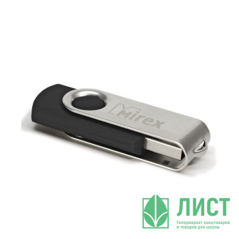 Флеш диск 8GB USB 2.0 Mirex Swivel Черный Флеш диск 8GB USB 2.0 Mirex Swivel Черный