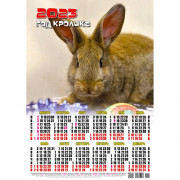 Календарь настенный листовой 2023г А2 "Игрушки" арт.007