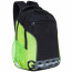 Рюкзак для мальчика (Grizzly) арт.RB-259-1/3m черный-салатовый-серый 27х40х16см - 