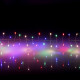 Гирлянда электрическая для дома нить 02м 150LED "Мишура" цвет мульти (светлый провод) арт.183-117