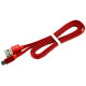 Кабель USB - micro USB "WALKER" C755, красный