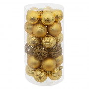 Набор шаров 06см 30шт/наб. "Рапсодия" цв.золото арт.753652