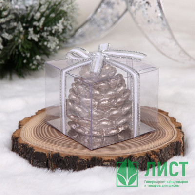 Свеча фигурная "Лесная шишка" 6,7*5см цв.шапань арт.221-094 Свеча фигурная "Лесная шишка" 6,7*5см цв.шапань арт.221-094