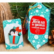Значок карнавальный "Пингвин" 3,5*4см арт.3392250