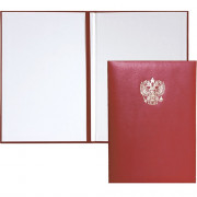 Папка адресная А4 Герб б/в (deVente) бордовая арт.3078210 (Ст.10)