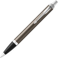 Ручка шариковая подарочная (PARKER) IM Core K321, корич. корпус с серебром, подар. коробка арт.1829038/1931671